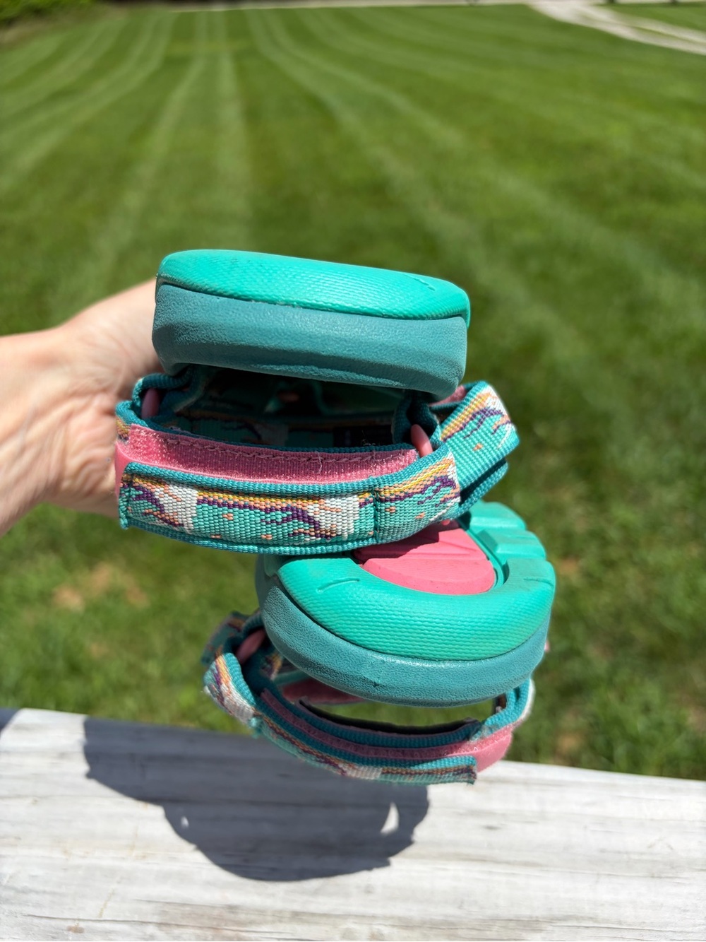 Teva Toddler Hurricane XLT 2 Sandal - Unicorn Waterfall- 1019390C Size 3 - Picture 5 of 9